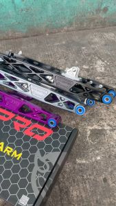 DYNO PRO CNC Swing Arm +2 PRO 1 for Sniper 150/155 - High-Quality Motorcycle Frame Upgrade
