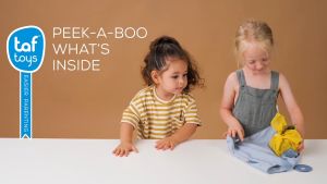 Taf Toys มีอะไรอยู่ข้างในห่อผ้า? Peek A Boo Whats Inside ของเล่นเสริมพัฒนาการ 18 เดือน ขึ้นไป
