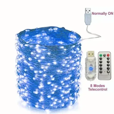 USB Led String Light 5M/10M/20M/30M 8Mode Remote Control Lights Fairy garlands Wedding Christmas Holiday Decor lamps New Year