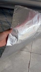 ( Khổ rộng 1 mét - 1m tới )Tấm dán chống dột HÀN QUỐC dày 1.5mm ( phủ mặt nhôm bạc) mái tôn đa năng sử lý siêu tốc HA DONG