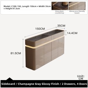Modern Luxury Entryway Cabinet for Small Spaces