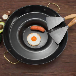 Pan for Pancakes and Potatoes Fryer Concave Pan