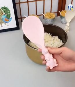 [MHS] Sendok Centong Nasi Berdiri Bentuk Kelinci Unik Lucu