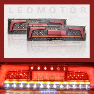 1 Set Stoplamp Running Variasi B Lampu Rem Belakang Truk 24 Volt