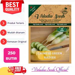 [Virladia Seeds] 250 Biji Benih Lobak Panjang Hijau