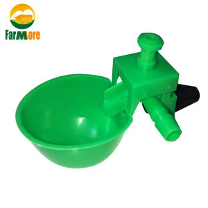5-20 Sets Green Chicken Waterer Automatic Drinking Bowl for Chicken Coop Quail Poultry Chicken Fowl Drinker Farm Drinking cups
