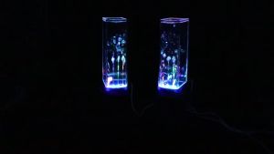 Aolyty Colorful LED Water Speaker with Dancing Fountain Light Show