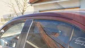 Air Press Window Door Visor Wind Deflector Avoid Rain Water Kening Tingkap Kereta For Proton X90 (4pcs/set)