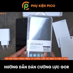 Kính cường lực Redmi Note 8 Pro full màn hình chính hãng Gor - Dán màn hình Xiaomi Redmi Note 8 Pro