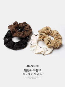 ยางรัดผมลายหัวใจสีสันสดใสสำหรับผู้หญิง ยางรัดผมแฟชั่นสไตล์เกาหลี ยางรัดผมแบบอ่อนโยนที่สวมใส่สบาย ลายหัวใจสีสันสดใส