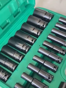 15 ตัว/ชุด ลูกบล็อก ลูกบล็อกยาว ลูกบล็อกลม ลูกบล็อกยาว หกเหลี่ยมด้านใน ปลอกประแจ ชุดลูกบล็อกยาว ชุดบล็อก ชุดประแจไฟฟ้า ลูกบล็อค 8/10/12/13/14/15/16/17/19/21/22/24/27/30/32mm