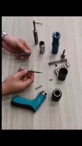 ( แถมฟรี 120 ตะปู ) ปืนยิงตะปู ปืนยิงตะปูแรงดันสูง ปืนยิงตะปูขนาดเล็ก ปืนยิงตะปูแรงดันสูง ปืนยิงตะปูเดี่ยว ใหม่