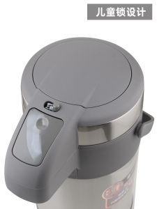 Large Capacity Sus316 Vacuum Stainless Steel Air Pressure Type Thermos Thermos Bottle Thermos Bottle Thermos Bottle Hand Pressure Press Water Outlet