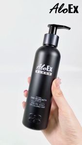 [เซตสูงผิว] AloEx Black Shampoo และ Hair Mask และ Serum 120 ml เซตลดผมขาดร่วง บำรุงผมหนา ดกดำ สำหรับแห้งเสีย-ผมทำสี