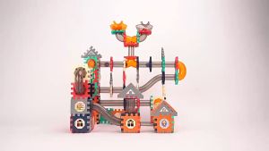 Building Blocks Ball | Pipeline Rolling Ball Building Block | Mainan Edukasi Balok Bongkar Pasang Anak 3-4-5-6-7 Tahun | Mainan Seru Untuk Keluarga