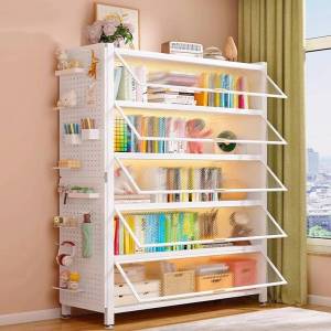 Steel Dustproof Multifunctional Bookcase and Storage Cabinet