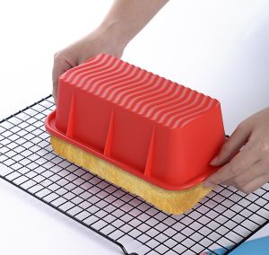 1pcs Silicone Bread Loaf Cake Mold Non Stick Bakeware Baking Pan Oven Rectangle Mould