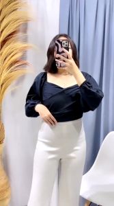 PIXIE LONGSLEEVE Atasan Wanita Korean Look Style