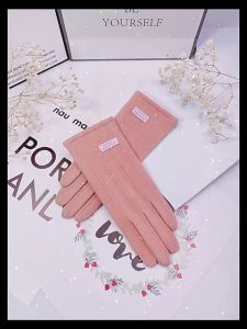 Sarung tangan tebal Sarung Tangan Olahraga Luar Ruangan Wanita Musim Dingin Anti Angin Anti Dingin Pelindung Sepeda Listrik Anti Selip dengan Layar Sentuh untuk Wanita.