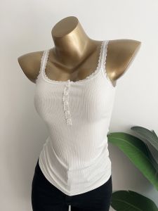 Slimming U-Neck Strap Vest Qiang Push~ Edition Good to Blow Everyone Wear Inner Shirt Short Style Commute Pure Color