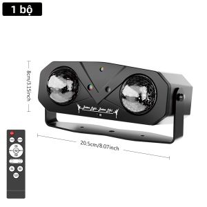 Đèn LED Quả Cầu Disco Có Chức Năng Kích Hoạt Bằng Âm Thanh Hiệu Ứng Nhấp Nháy Dùng Trang Trí Nhà Cửa Tiệc Tùng Sinh Nhật Giáng Sinh.