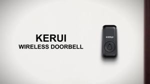 KERUI M525 Wireless Doorbell Smart Home Welcome Door Bell Alarm LED Flash Security House Melody Outdoor Waterproof Remote Button