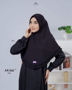 Arrafi AR 846 Jilbab hijab kerudung bergo krudung wanita dewasa jersey instan rempel best seller terbaru new terlaris modern kekinian murah viral lebaran 2024 adem murah promo cantik pet antem bahan stella cantik bayar di tempat COD gratis ongkir
