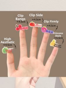 NING ZHOU | Fruit-shaped Creative Forehead Side Hair Clip