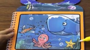 Ivorybaby Buku Mewarnai Gambar Ajaib Pen Air Magic Water Book Anak