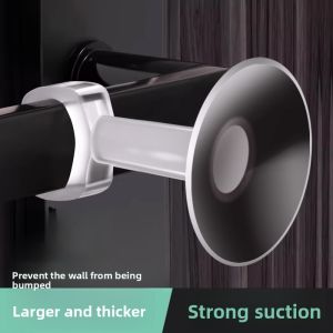 MONLEYTA | Silicone Door Stopper No Drilling New Model Bedroom Bathroom Quiet Anti-Collision Pad Handle Absorbing Door Back Door Barrier