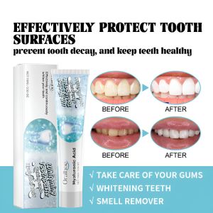 Hyaluronic Acid Brightening Toothpaste Whitening Instantly Removes Stains Reduces Plaque Fresh Breath