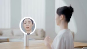 AMIRO Spectra 5-In-1 LED Light Therapy Facial Mask Gold with 4 Modes