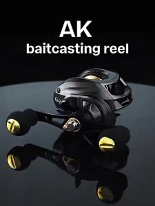 AK Teardrop Reel Throwing Fishing Reel 10kg Max Drag 7.2:1 Speed Ratio Casting Fishing Reel Fishing Tools