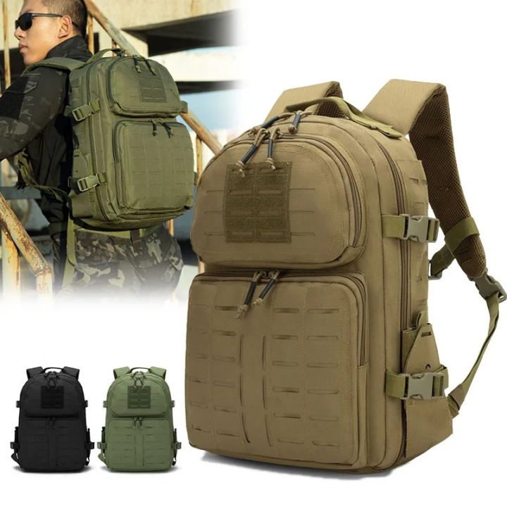 Military Tactical Backpack 45L Outdoor Hiking Backpacks Large Capacity ...