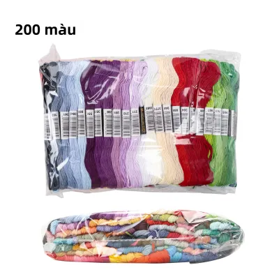 Chỉ Thêu Chữ Thập 8 Mét/cuộn Chất Liệu Polyester/cotton Dùng Cho May Vá Thủ Công Tại Nhà Sợi Dệt Bền Chắc Dùng Cho Thêu Chữ Thập