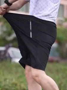 Mens Summer Shorts Stretch Sports Casual Running Man Ventilate Short Clothes Elegant Training Clothing Beach Sweatsuit Male Gym