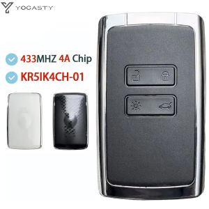 YOCASTY 285977147R For Renault Megane4 Espace5 Kadjar Talisman 2016 - 2019 Smart Keyless Key PCF7953M 4A Chip 434Mhz KR5IK4CH-01