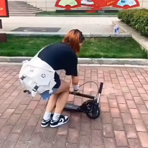 Foldable Scooter For Kids Adult Youth Outdoor Scooter Portable Folding Foot Brake