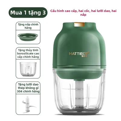 HATTIECS | Máy Xay Tỏi Không Dây Đa Năng