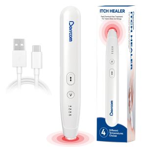 Berrcom Mosquito Sting Bite Relief Pen Physical Treatment Itching Swelling Electronic Itch Stop Pen Rechargeable Bug Bite Healer for Outdoor