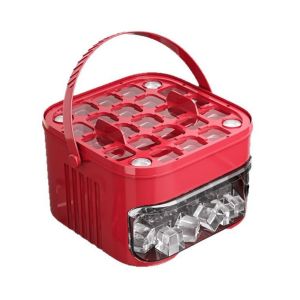 50 Grid Ice Tray Ice Mold with Storage Cover and Handle Stackable Silicone Ice Mold Kit for Easy Removal From Refrigerator