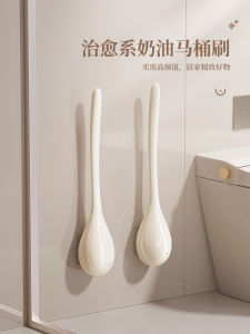 แปรงล้างห้องน้ำแบบยาวพลาสติกสำหรับใช้ในบ้านแบบไร้รอยยุ่งแบบไม่ต้องเจาะ แปรงล้างห้องน้ำแบบยาวพลาสติกแบบไร้รอยยุ่งแบบไม่ต้องเจาะ