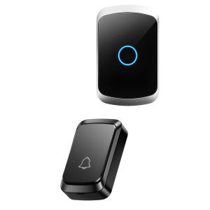 Doorbell Wireless Doorbell Waterproof with LED Flash & Adjustable Volume – Perfect for Home Office Classroom