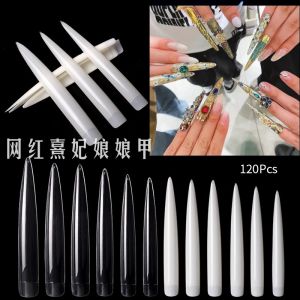 New National Style Nail Art Salon Long Fake Nails Display Jinghua Queen Nail Art Pieces Extended Nail Tips Beauty Makeup Tools