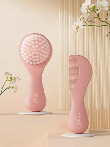 SHI YUE JIE JING | Soft Bristles Baby Comb Massage and Cradle Cap Remover