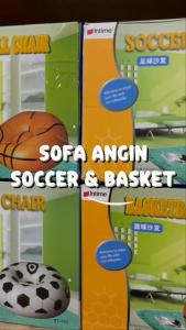 (BISA COD) 225 X 86 X 50 CM -  ORIGINAL SOFA ANGIN INTIME JUMBO BASKET BOLA KURSI SANTAI TIUP SOCCER AIR BED - LAZY BED SOFA MALES