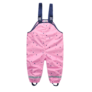 กางเกงบ็อกเซอร์กันฝนแบบสวมหัวกันน้ำสำหรับเด็ก กางเกงขายาวแบบบาง กางเกงขายาวสำหรับเล่นดิน กางเกงขายาวแบบสวมหัวสำหรับเล่นน้ำสำหรับเด็กชายและเด็กหญิง