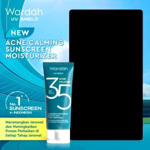 WARDAH UV SHIELD ACNE CALMING SUNCREEN MOISTURIZER SPF 35 PA++ SPF 50 PA ++++ SUNCREEN