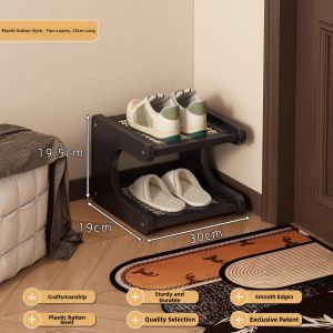 CHUJUN | Vintage Narrow Rental Home Shoe Rack Storage