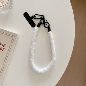 Long Plush Mobile Phone Strap Winter Style Crossbody Anti-Loss Rope Warm Furry Hanging Decoration Accessories for Men And Women